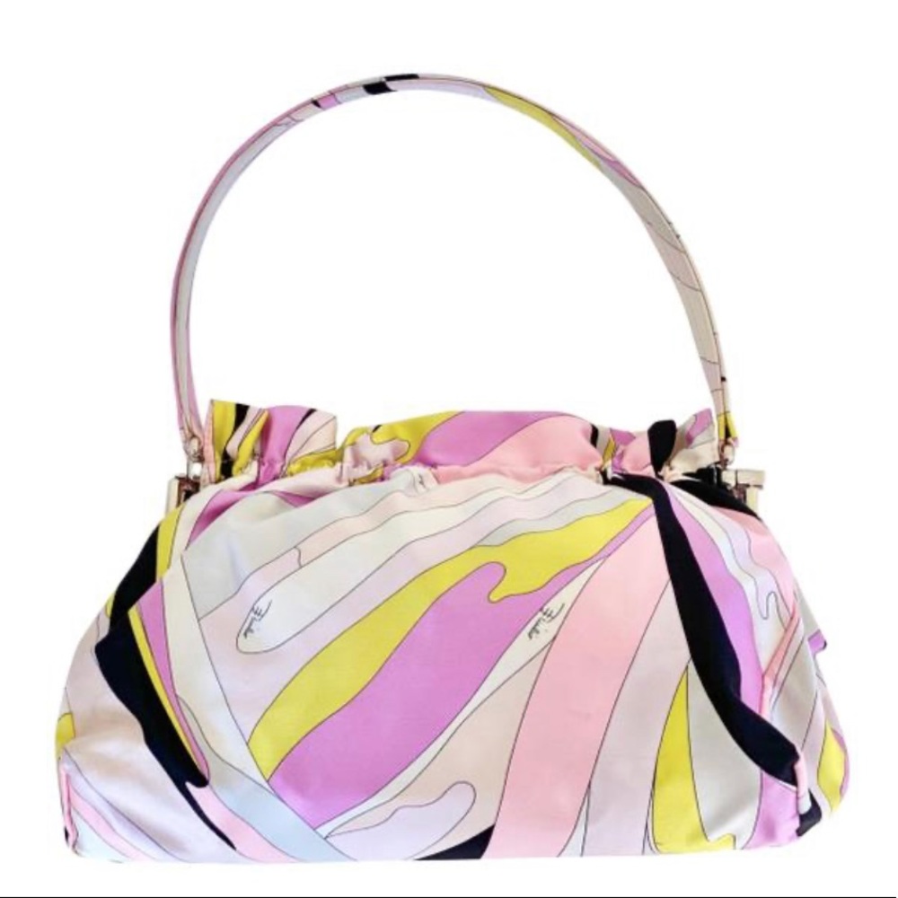 SOLD: Emilio Pucci Silk Vintage Handbag - Picture 2 of 15